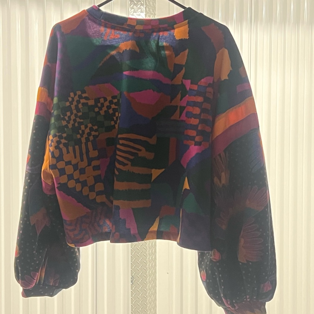 Colorful Abstract Women's Top